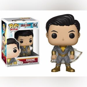 Funko Pop Heroes Shazam! Eugene in Gray and Gold
